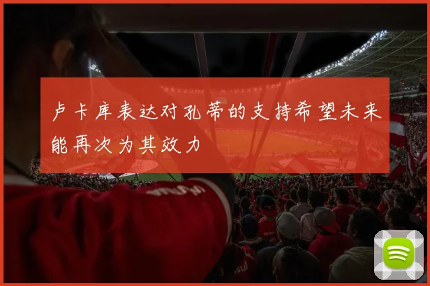 卢卡库表达对孔蒂的支持希望未来能再次为其效力